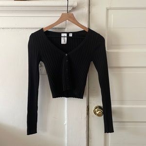 Collusion Knitted Crop Top Size Small